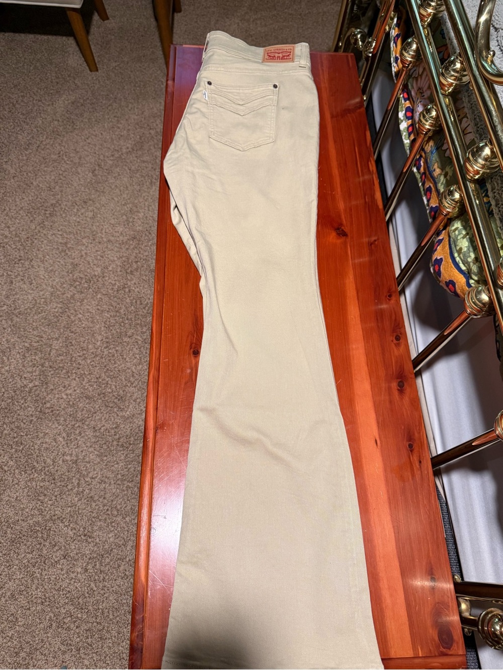 Levis 526 flare tall length